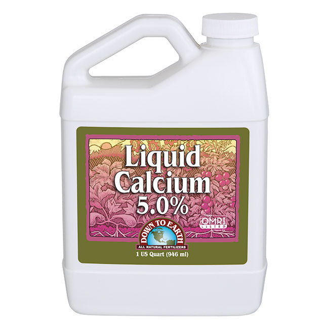 Down To Earth Liquid Calcium 5.0% 1 Quart