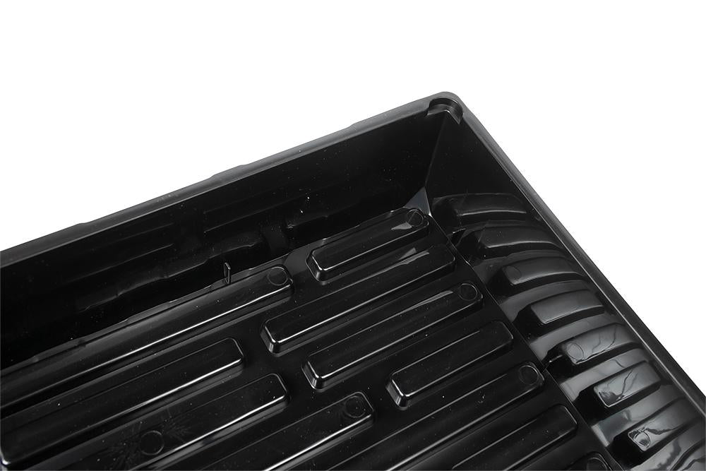 black plastic trays for plants Sunpack Mega Color I.D. Tray Lime Green, 10-In x 20-In