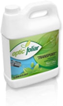 Optic Foliar Transport container on a white background