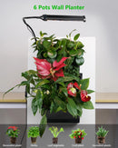 Garden W6 Plant Planter - 6 Pods Grow Light Wall System
