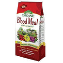 Bag of Organic Blood Meal for gardening on a white background