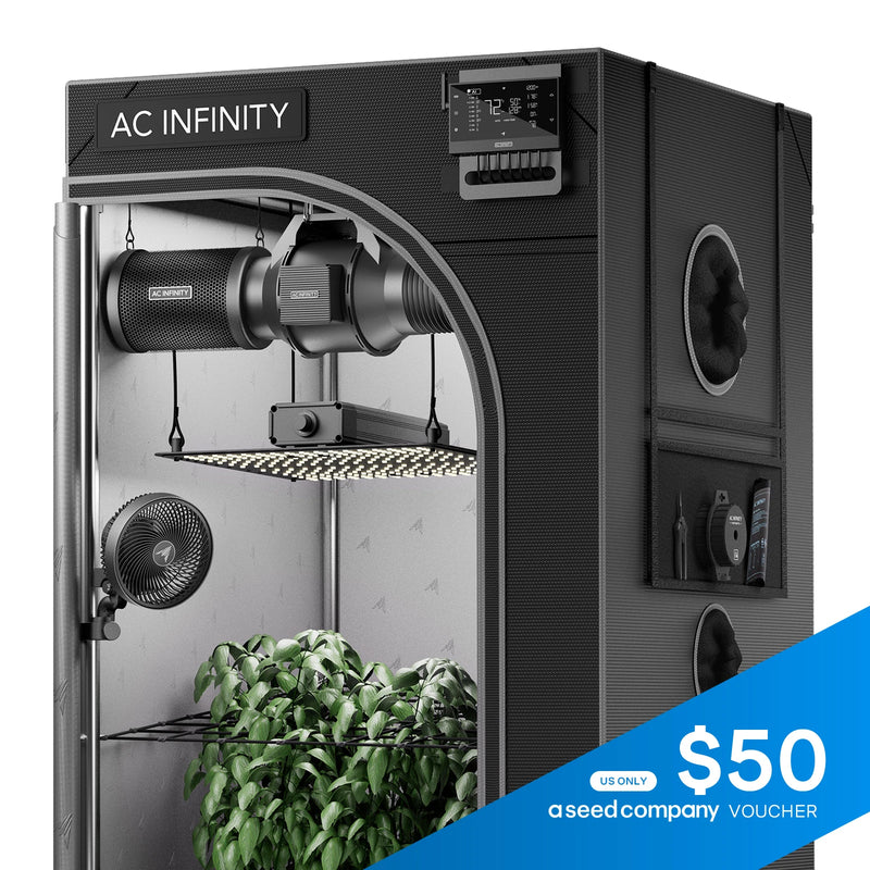 ac for grow tent AC Infinity Advance Grow Tent System 2x2, 1-Plant Kit