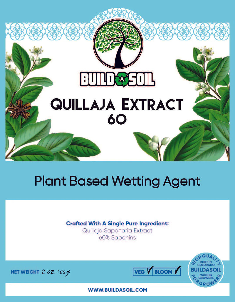 BuildASoil Quillaja Saponaria Extract Powder 60%