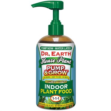 Dr. Earth Pump & Grow House Plant Liquid Food - 8oz - Ready-to-Use