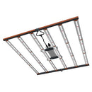 Foldable light with metal frame on a white background