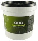 White container with green label featuring 'ona' brand on a white background