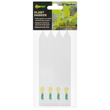 Plant Marker / Label6 - 6in - White