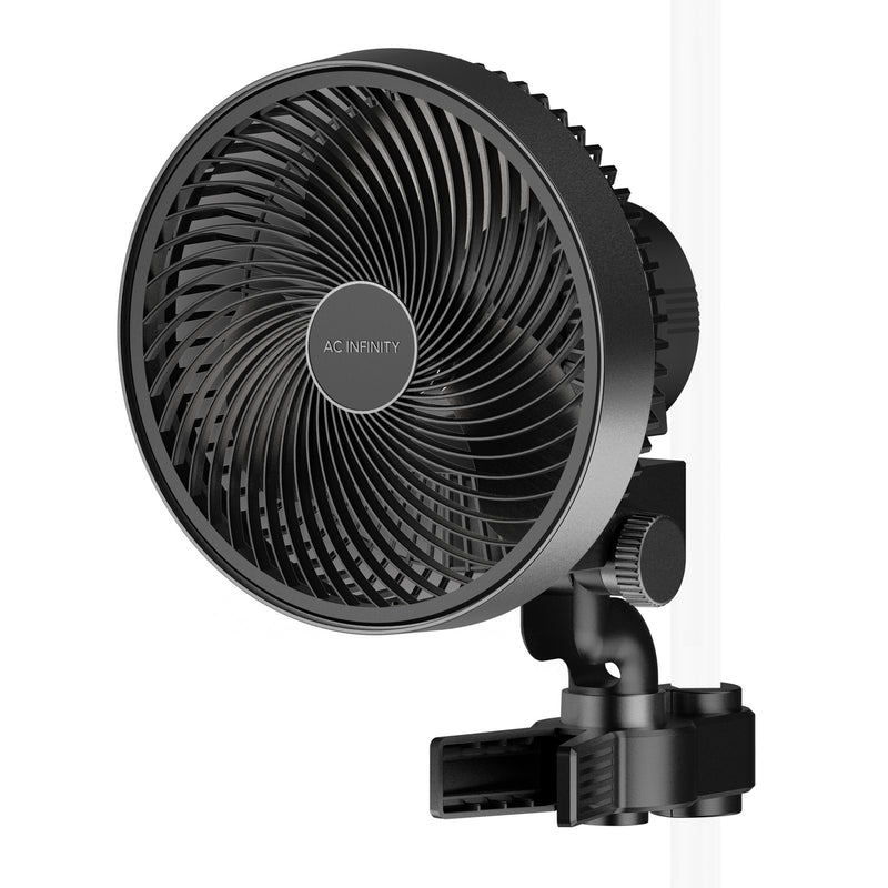 AC Infinity Cloudray S6, Gen 2, 10 Speed Oscillating Grow Tent Clip Fan