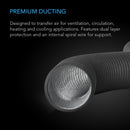 AC Infinity FLEXIBLE FOUR-LAYER DUCTING, 6-INCH