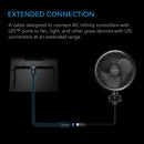 AC Infinity UIS TO UIS EXTENSION CABLE, FEMALE TO MALE, 10 FT.