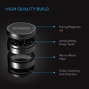 3-Chamber Spice Grinder, Black, 2-Inch