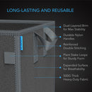 AC Infinity POTS CARRÉS RÉUTILISABLES EN TISSU LOURD, PAQUET DE 5