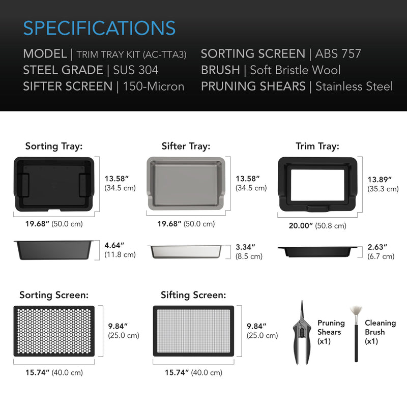 Large Trim Tray System