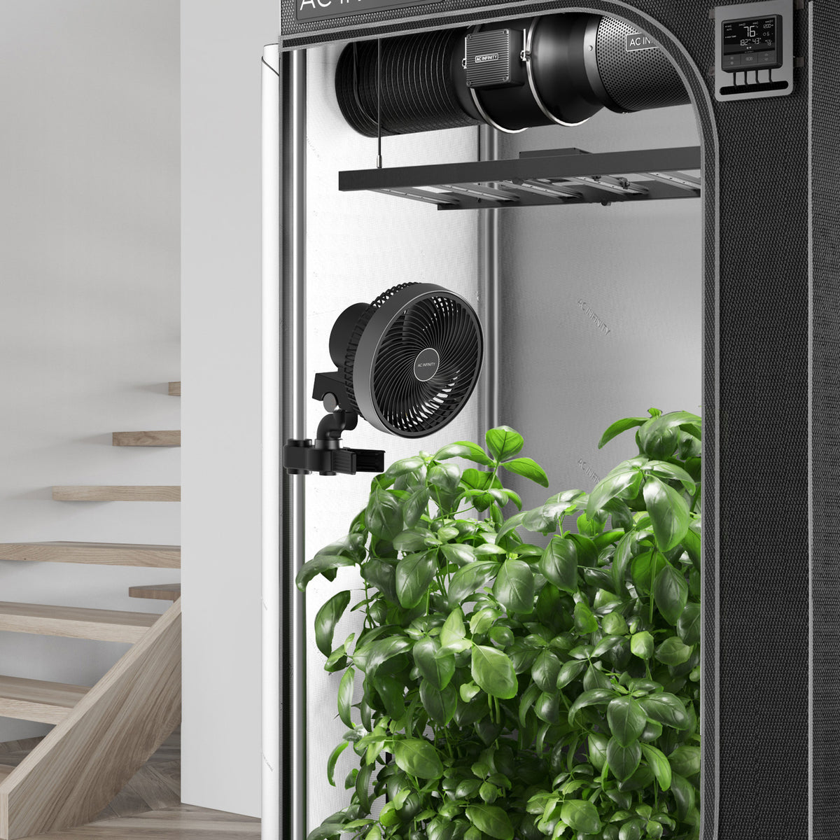 ac infinity grow tent kit AC Infinity CLOUDRAY S6 Grow Tent Clip Fan 6" with 10 Speeds