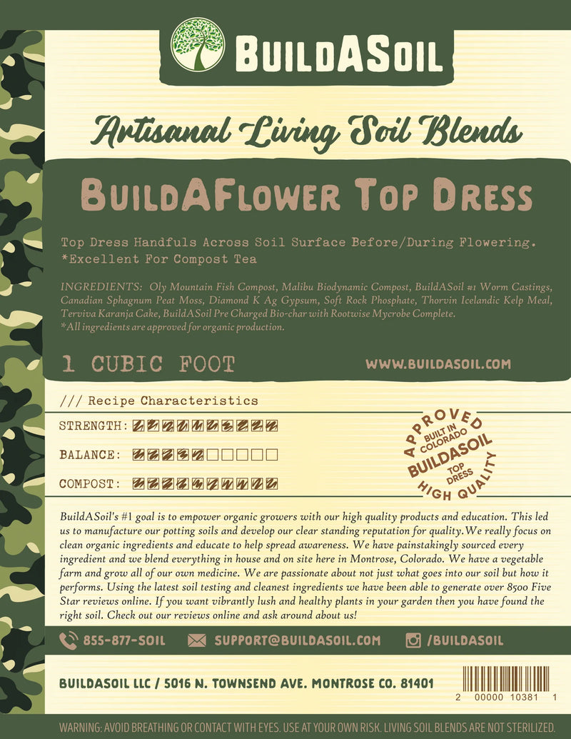 BuildASoil Build-A-Flower Top Dress