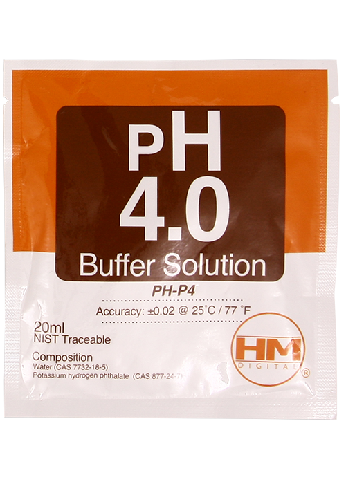 Solutions tampons pH HM Digital