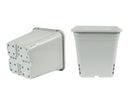 SunPack Square Pot White 12 Inch x 12 Inch x 12 Inch Tall