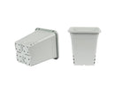 SunPack Square Pot White 9 Inch x 9 Inch x 10 Inch Tall