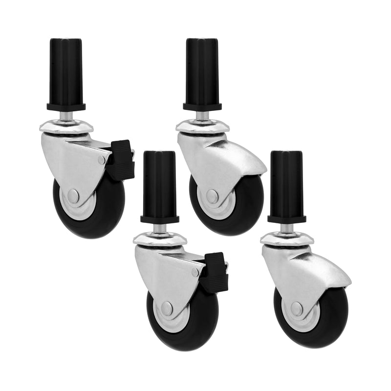 Fast Fit HD Caster Wheels - 4 Piece