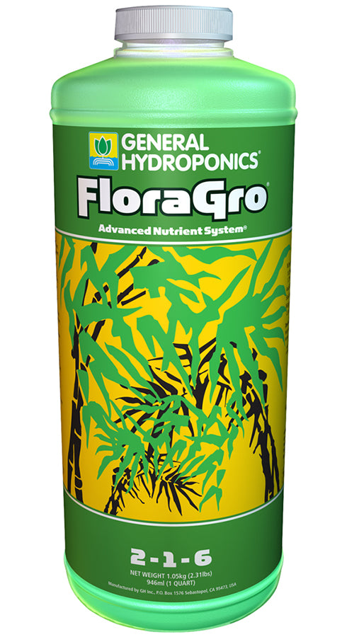 General Hydroponics FloraGro  1 Quart