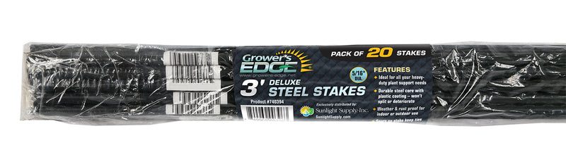 Grower's Edge Deluxe Steel Stake 5/16 Inch Diameter 3 Feet