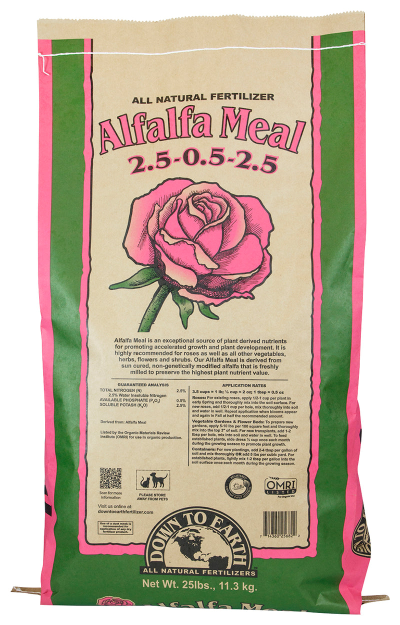 Down To Earth Alfalfa Meal 25 Pound