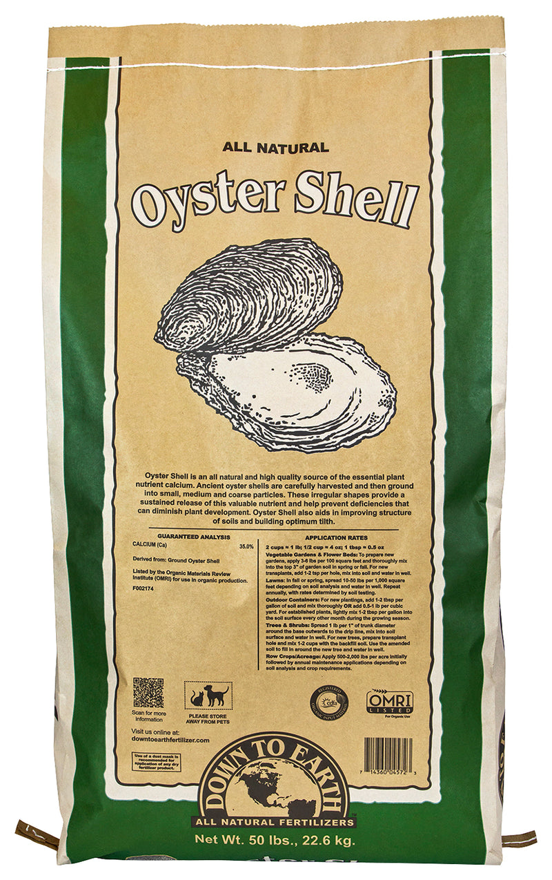 Down To Earth Oyster Shell 50 Pound