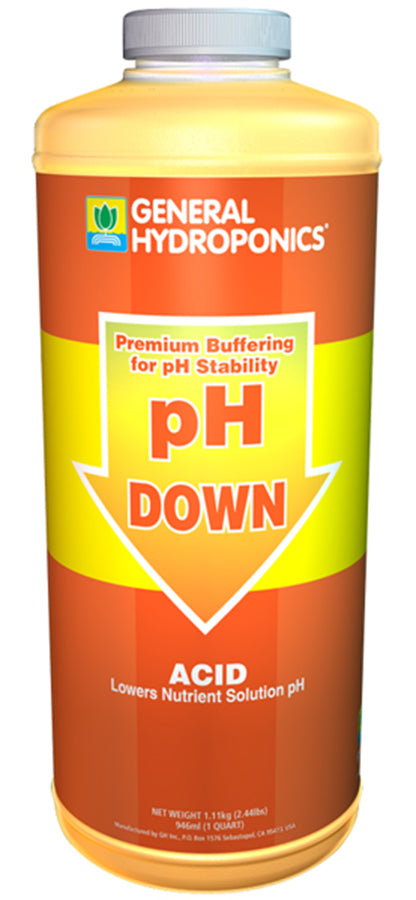 General Hydroponics pH Down Liquid