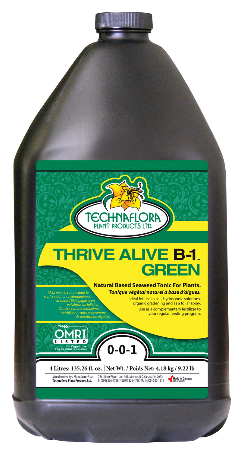 Technaflora Thrive Alive B-1 Green 1 Gallon(4 Liter)