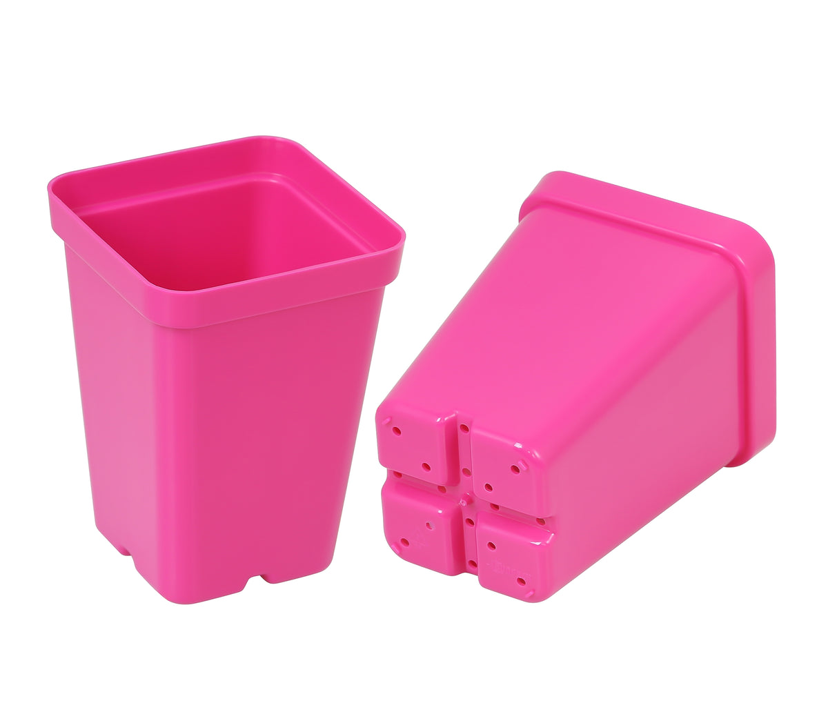 square plastic plant pots SUNPACK 2.5 Inch Square Pots