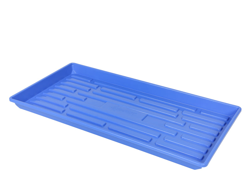 Shallow Blue Polypropylene Tray - 11-1/2 L x 8-1/4 W x 1 Hgt